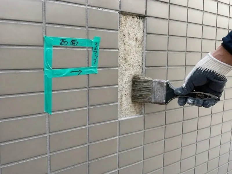 タイルクラック補修工事