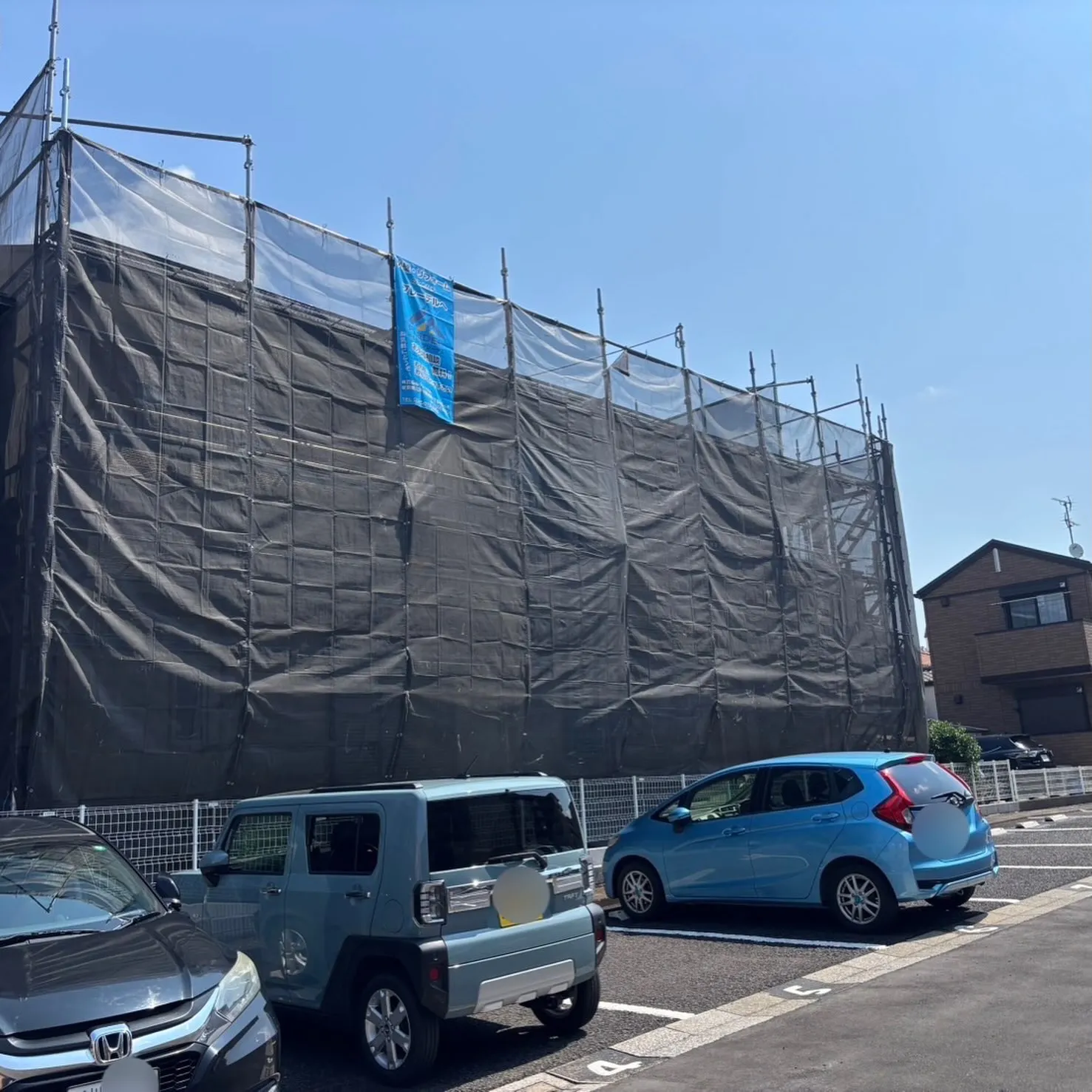 戸建て足場組立