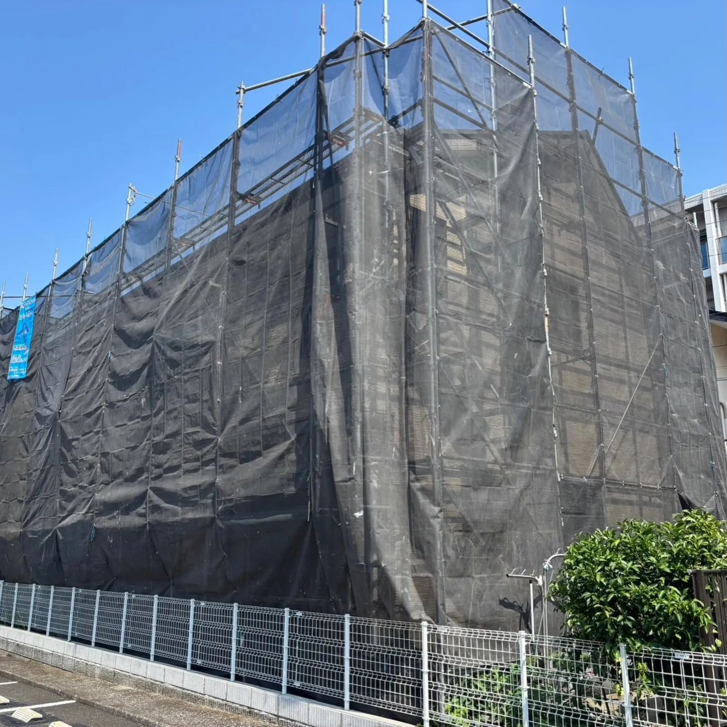 戸建て足場組立
