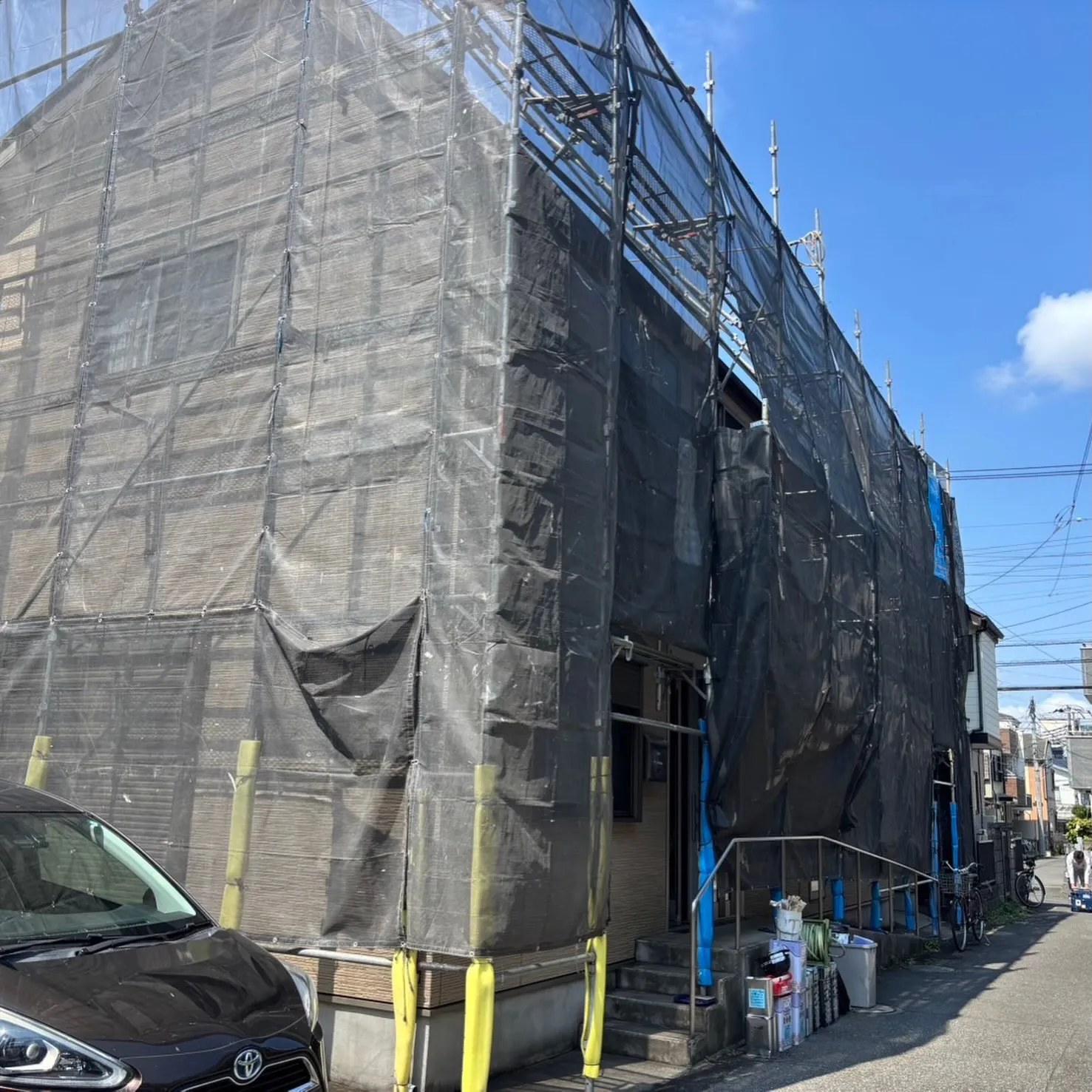 戸建て足場組立