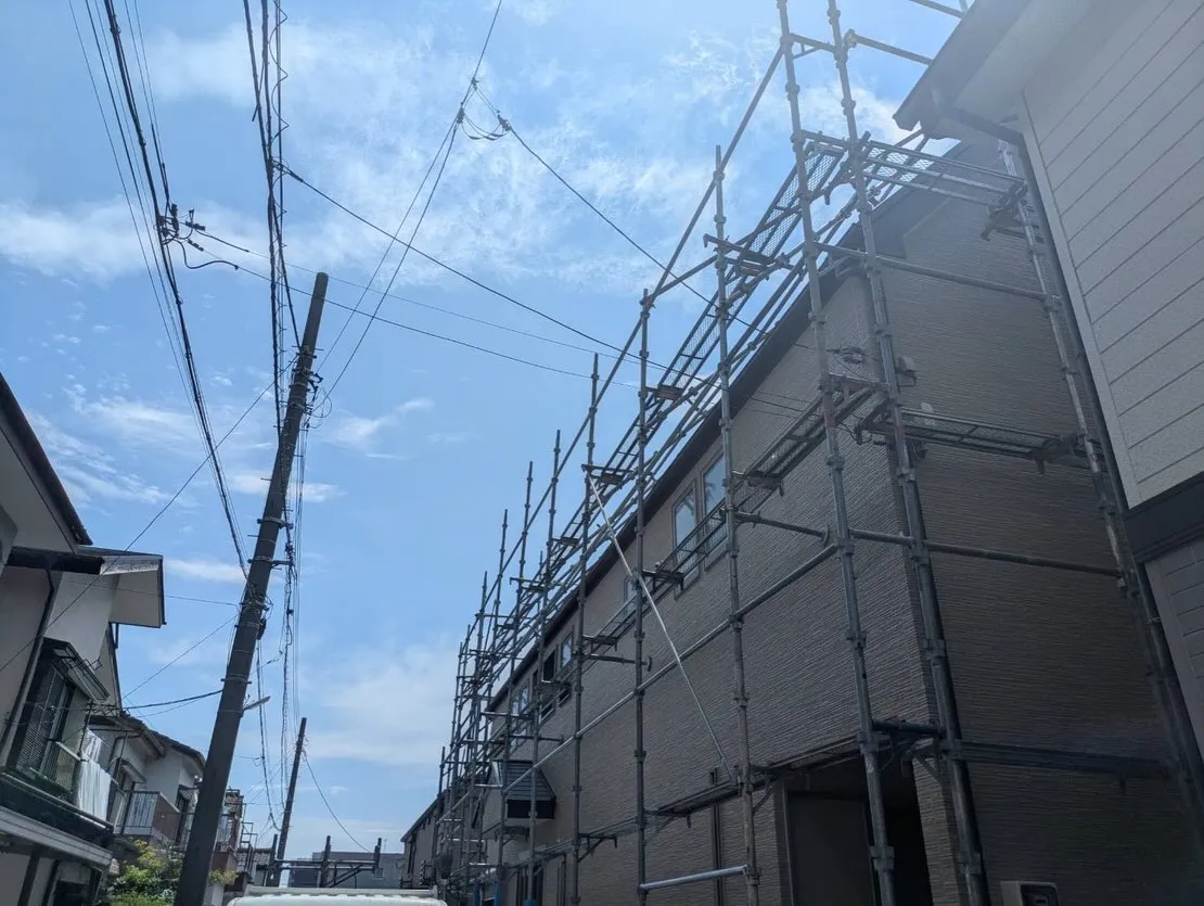 🏠 戸建外壁工事｜いよいよ足場解体！