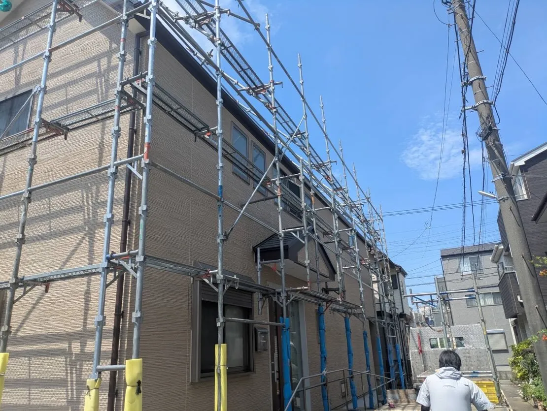 🏠 戸建外壁工事｜いよいよ足場解体！