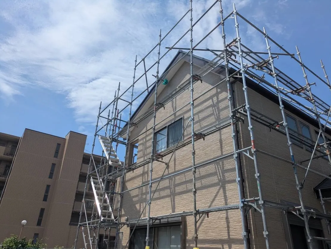 🏠 戸建外壁工事｜いよいよ足場解体！