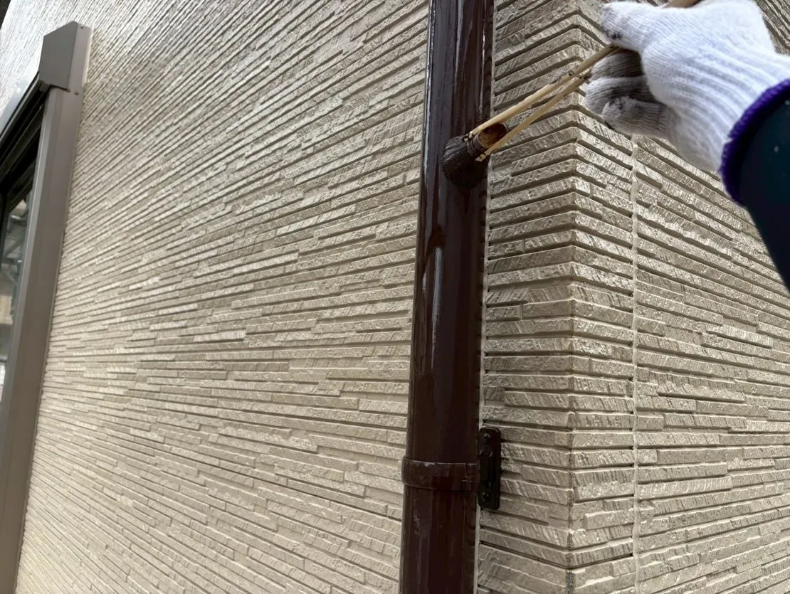 【戸建雨樋塗装工事】