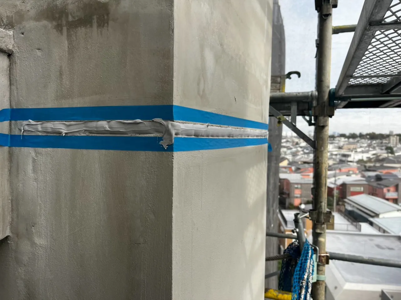 【耐震補強工事 シーリング施工🏢】